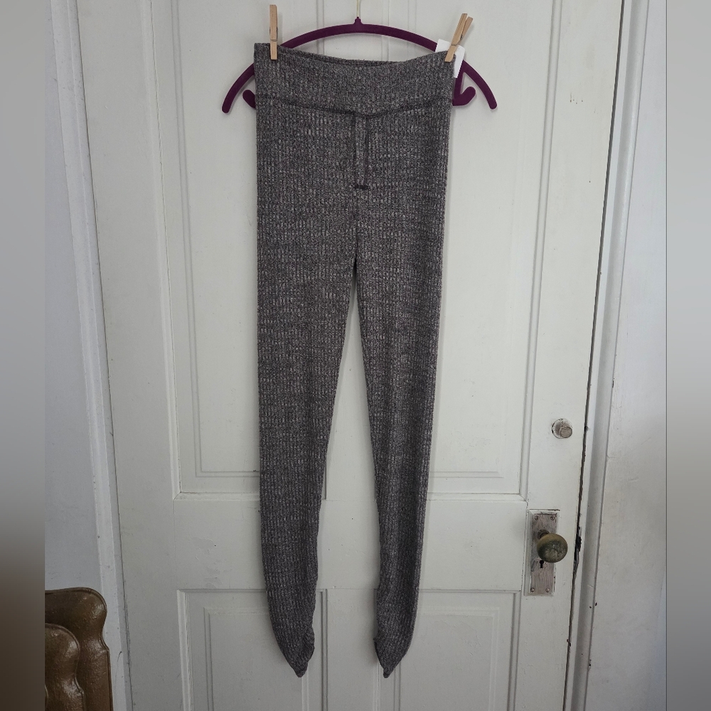 Aerie Ribbed And Ruched Leggings